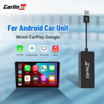 Carlinkit Проводной и Android Автоматический Беспроводной Ключ Carplay для Планшета с экраном Android Smartlink Mirrorlink iOS15 Музыка Siri Netflix WIFI